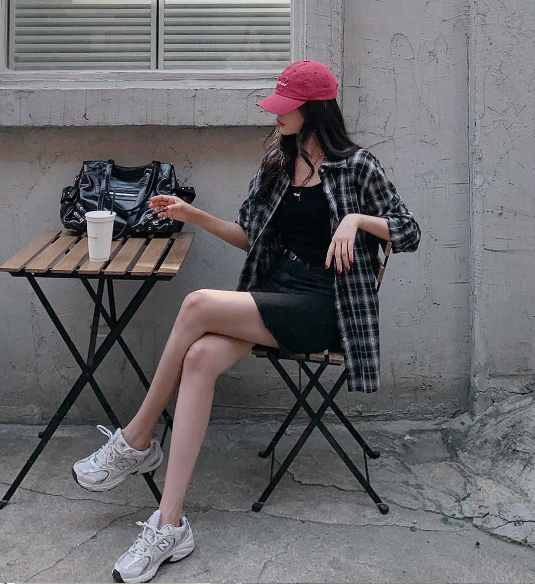 Forever Kids 正韓  好版型黑色 五分褲牛仔【J69365】 