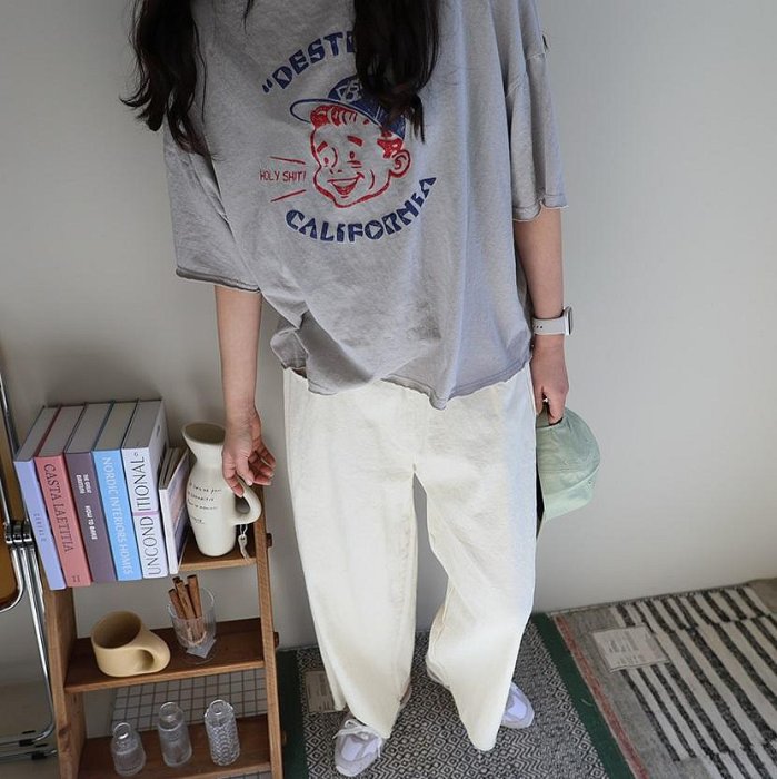 Forever Kids 正韓 可愛印花復古T上衣【R6801】韓國代購