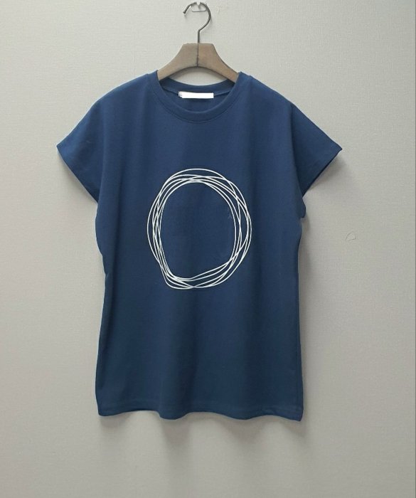 Forever Kids  特價 正韓 繞圈圓形印花寬鬆T【E46359】韓國代購