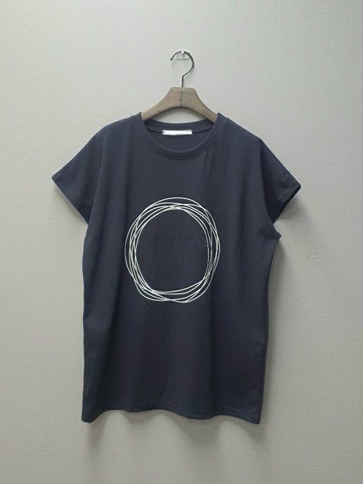 Forever Kids  特價 正韓 繞圈圓形印花寬鬆T【E46359】韓國代購