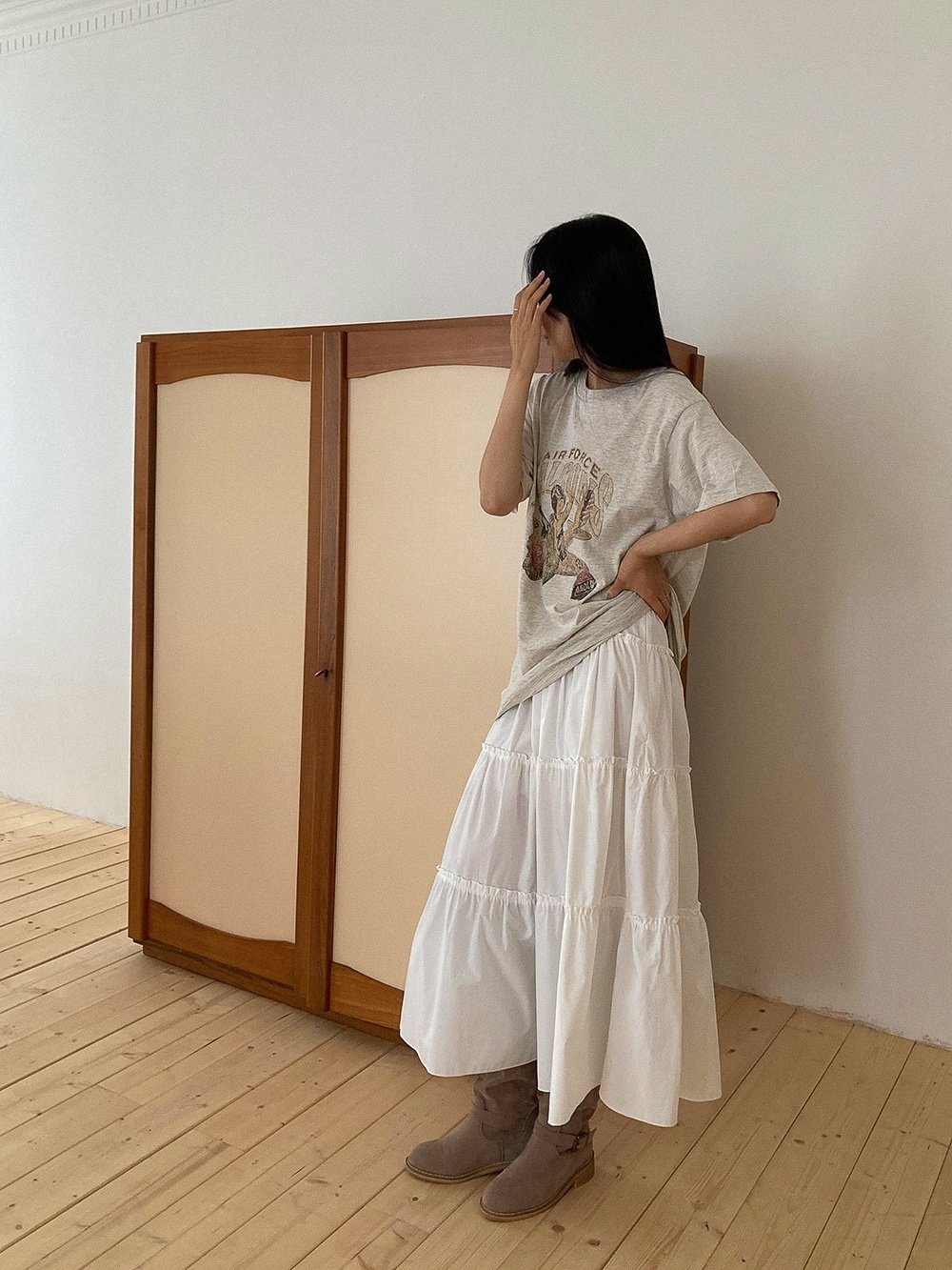 Forever Kids 正韓 水洗寬鬆印花 長版T【A60002】韓國代購