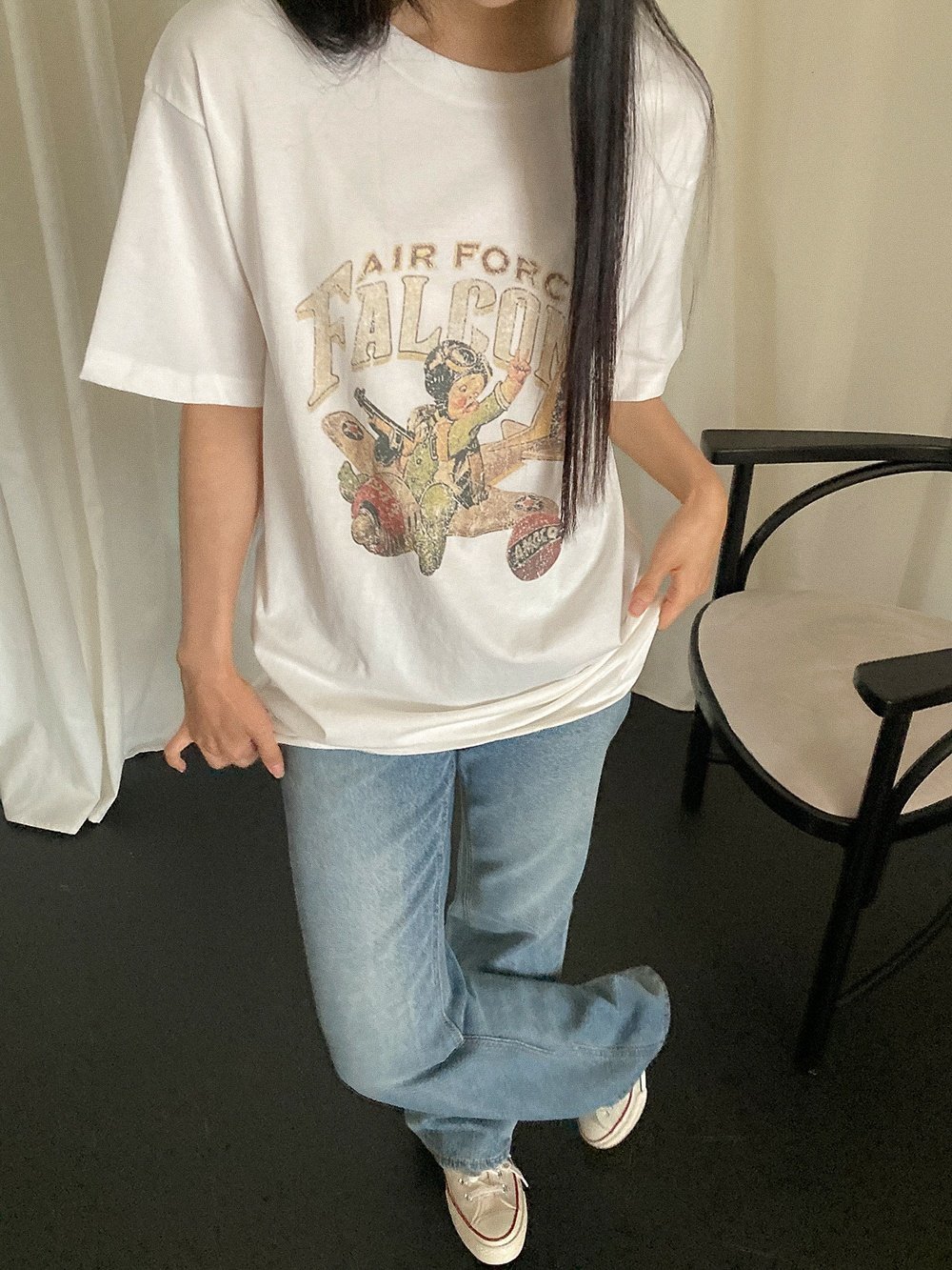 Forever Kids 正韓 水洗寬鬆印花 長版T【A60002】韓國代購