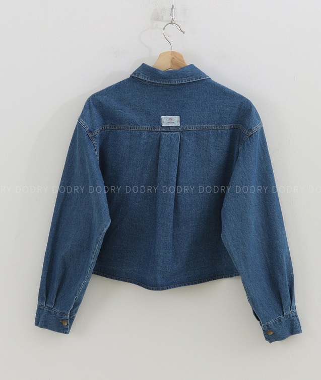 Forever Kids 正韓 好看剛好長度率性牛仔襯衫 外套【A60301】 