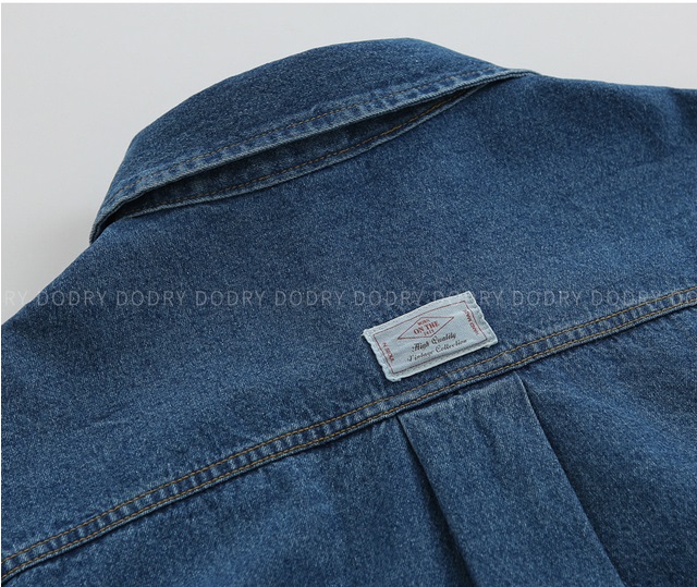 Forever Kids 正韓 好看剛好長度率性牛仔襯衫 外套【A60301】 