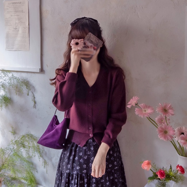 Forever Kids 正韓  紐扣V領開襟外套【A60308】 