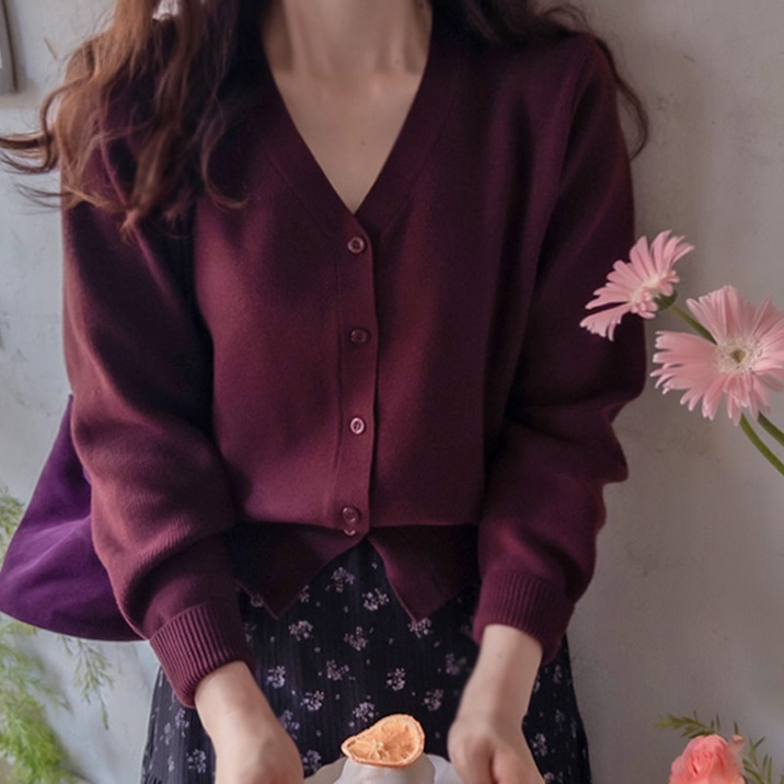 Forever Kids 正韓  紐扣V領開襟外套【A60308】 