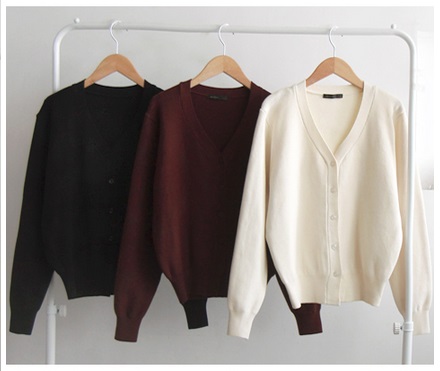 Forever Kids 正韓  紐扣V領開襟外套【A60308】 