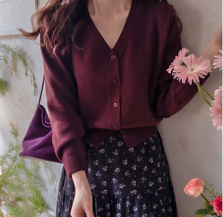 Forever Kids 正韓  紐扣V領開襟外套【A60308】 