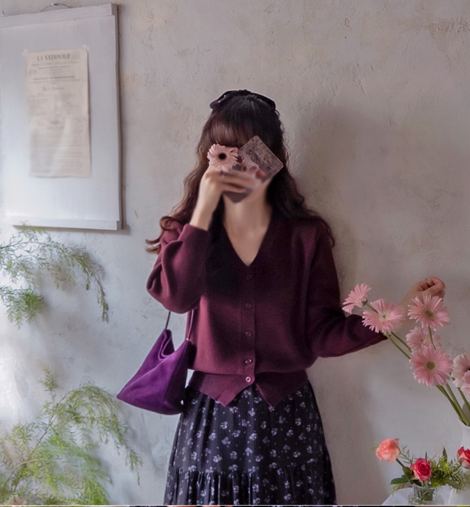 Forever Kids 正韓  紐扣V領開襟外套【A60308】 