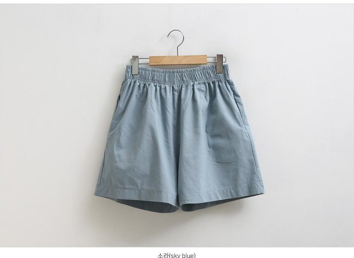 Forever Kids 正韓 推薦!6色!剛剛好的寬度 顯瘦腿鬆緊腰  短褲【N66313】韓國代購