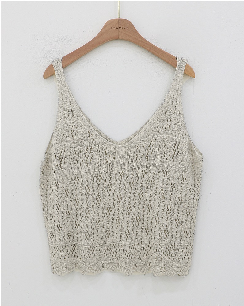 Forever Kids 正韓 層次穿搭下擺波浪編織 針織背心【A60406】