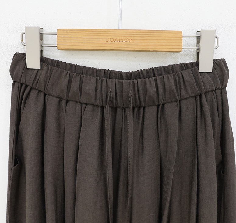 Forever Kids 正韓 飄逸輕盈抽繩寬褲 褲裙【A60408】 