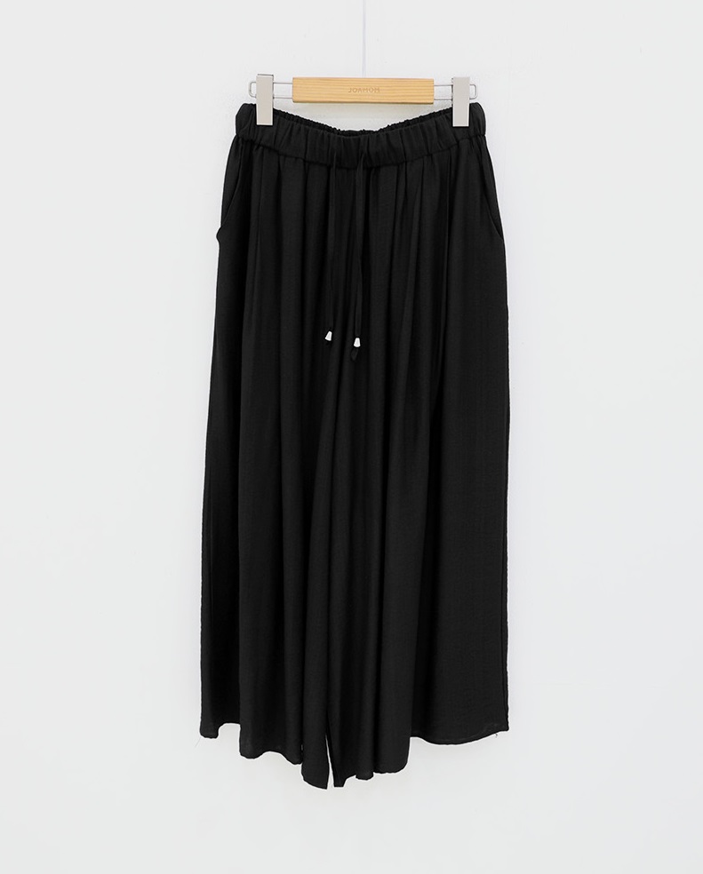 Forever Kids 正韓 飄逸輕盈抽繩寬褲 褲裙【A60408】 