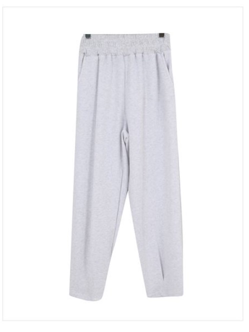 Forever Kids 正韓  鬆緊腰休閒打褶下擺棉褲【A60403】