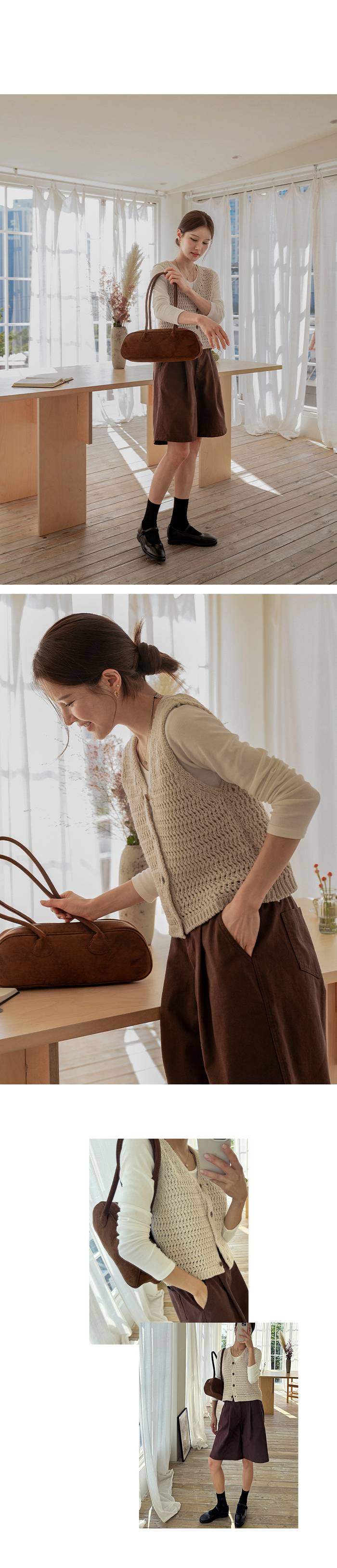 Forever Kids 正韓 V領排扣針織背心【C60403】