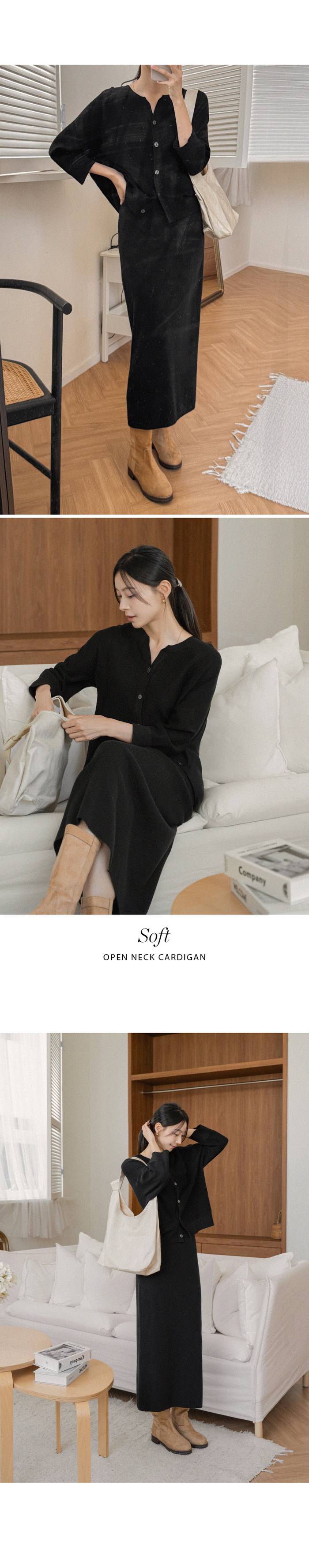 Forever Kids 正韓 氣質柔軟小V領開襟 針織外套【C60406】