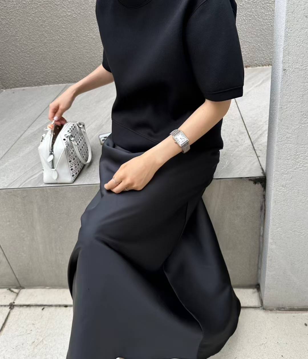 Forever Kids 正韓 光澤絲質感女人味長裙【D60406】