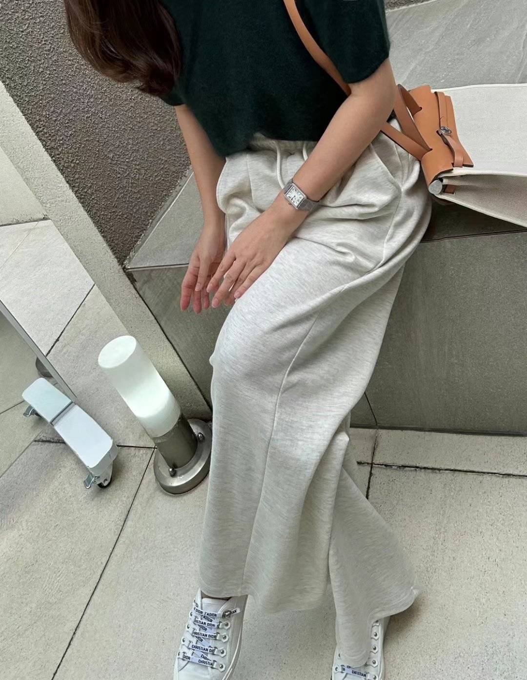 Forever Kids 正韓 好版型率性 休閒抽繩棉 微打褶寬褲【D60403】