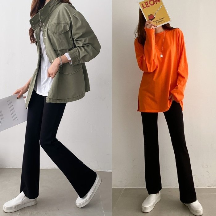 Forever Kids   正韓 超推薦!!鬆緊腰修身喇叭褲【FC3315】韓國代購