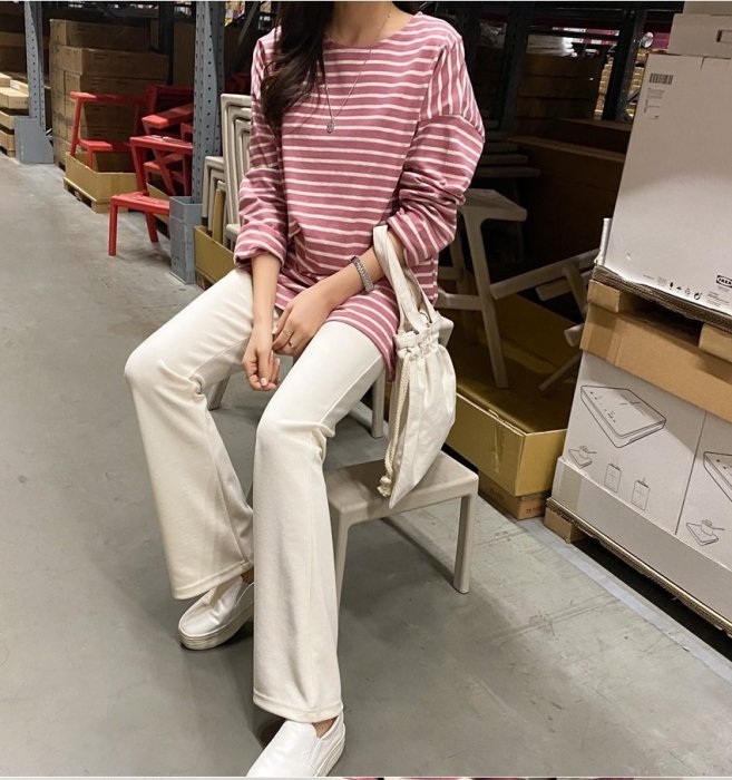 Forever Kids   正韓 超推薦!!鬆緊腰修身喇叭褲【FC3315】韓國代購