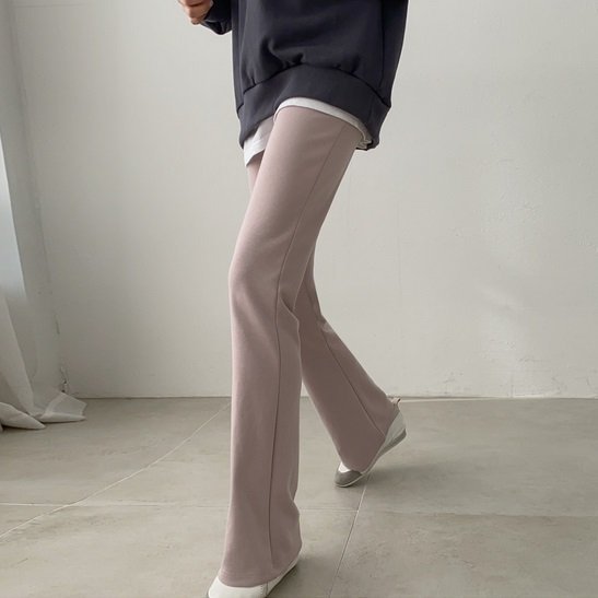 Forever Kids   正韓 超推薦!!鬆緊腰修身喇叭褲【FC3315】韓國代購