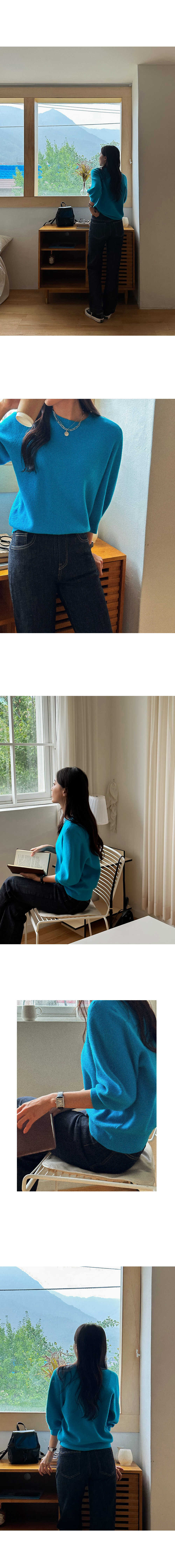 Forever Kids 正韓 好美 柔軟親膚羊絨 連袖圓領針織上衣【RE60501】韓國代購