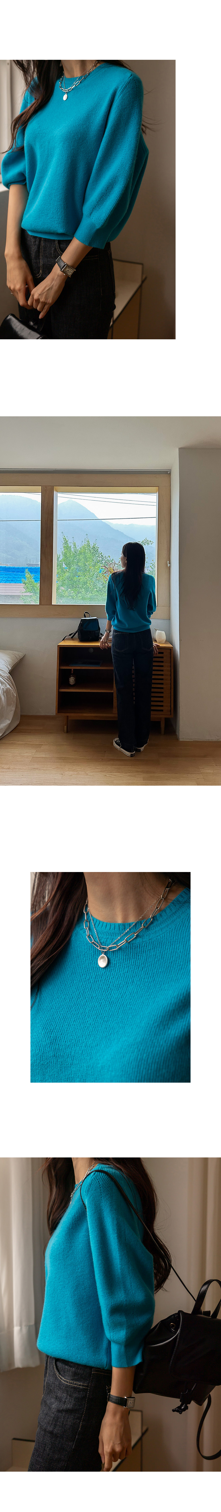 Forever Kids 正韓 好美 柔軟親膚羊絨 連袖圓領針織上衣【RE60501】韓國代購