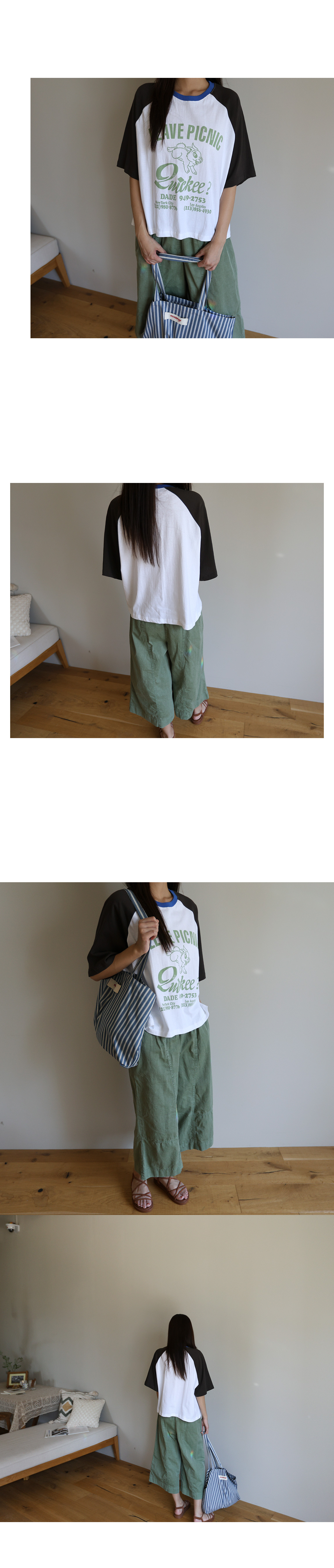 Forever Kids 正韓 可愛配色小兔T上衣【HA60601】韓國代購