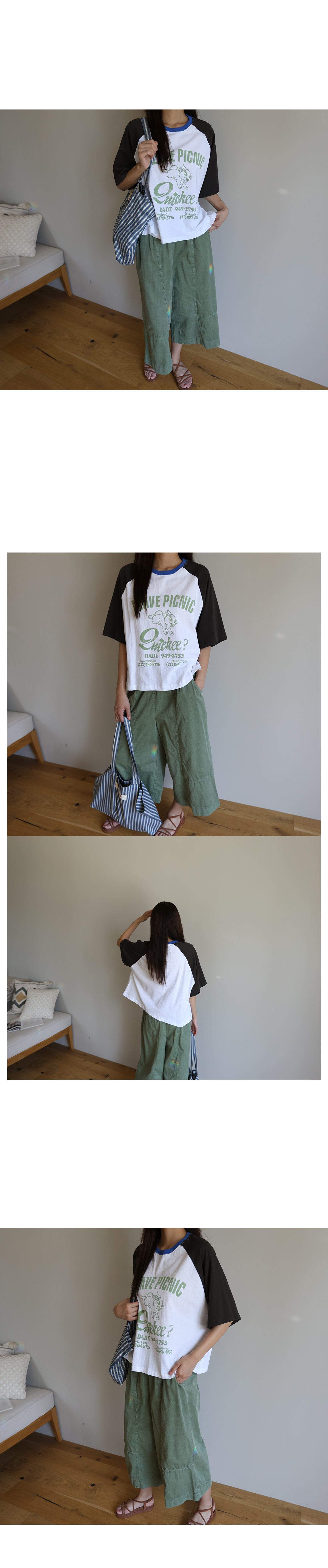 Forever Kids 正韓 可愛配色小兔T上衣【HA60601】韓國代購