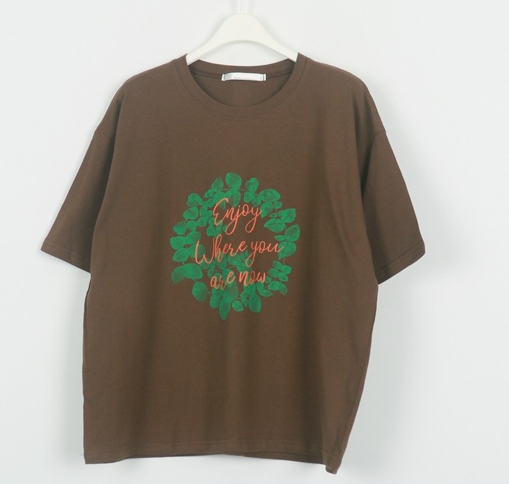 Forever Kids【限定特價329】正韓 喜歡!純棉清新印花設計感 寬鬆上衣【YN60601】韓國代購