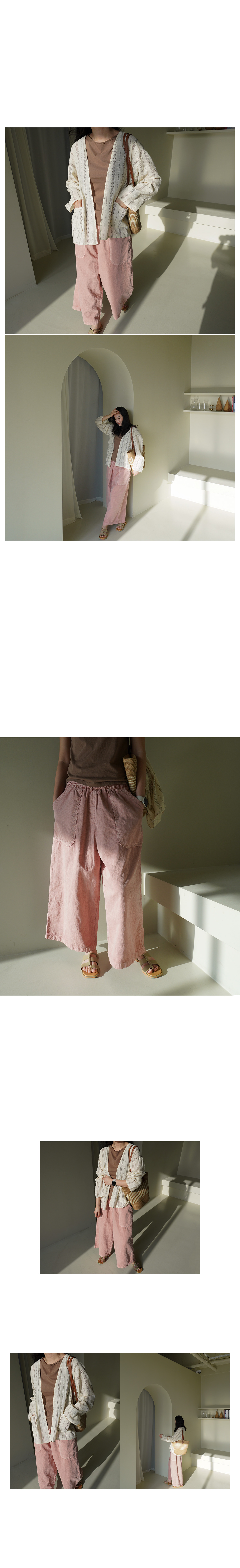 Forever Kids  正韓 水洗寬鬆直筒 口袋鬆緊腰 休閒褲 五色【YN60602】韓國代購