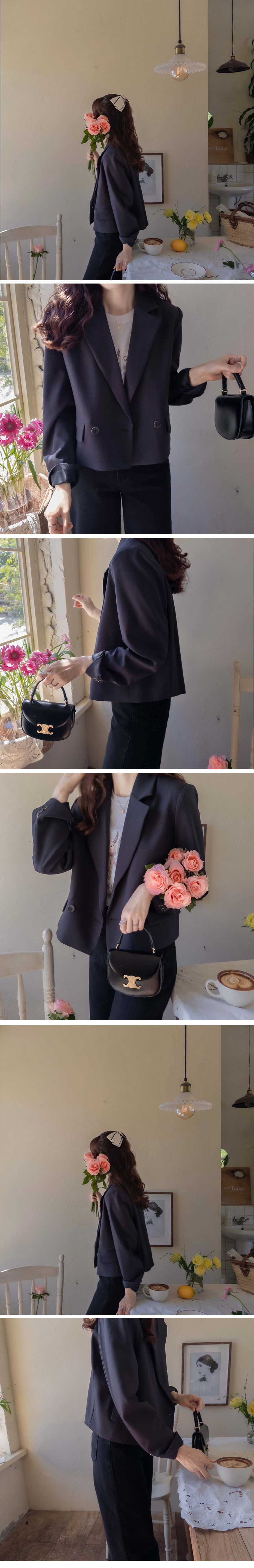 Forever Kids 正韓 乾淨俐落 雙扣 奢華布料修身夾克 西裝外套【HA60298】韓國代購