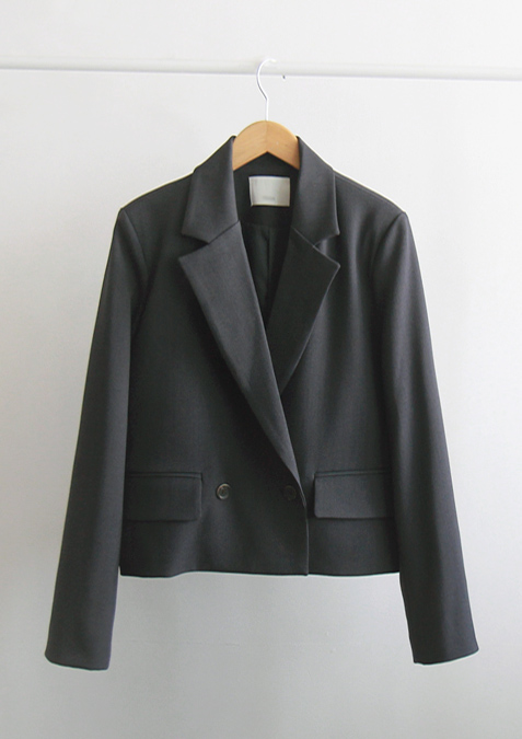 Forever Kids 正韓 乾淨俐落 雙扣 奢華布料修身夾克 西裝外套【HA60298】韓國代購