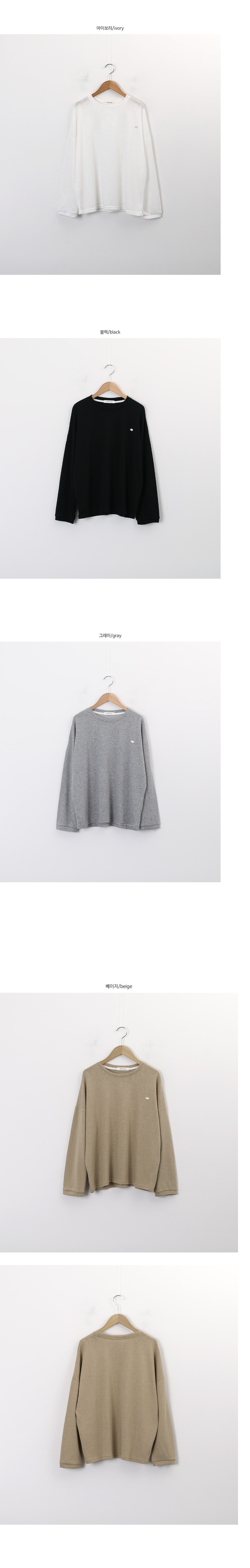 Forever Kids 正韓 自然斜紋織法 小Logo落肩半短T 寬鬆上衣【C62186】韓國代購