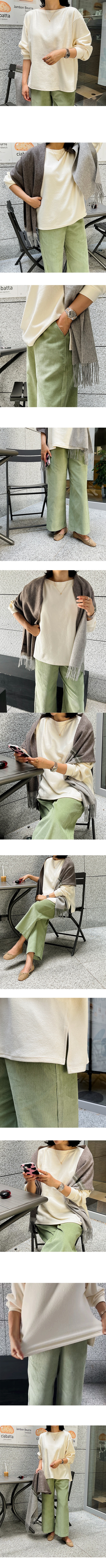 Forever Kids 正韓 簡約羅紋船領 好彈性柔軟上衣T【CD621287】韓國代購