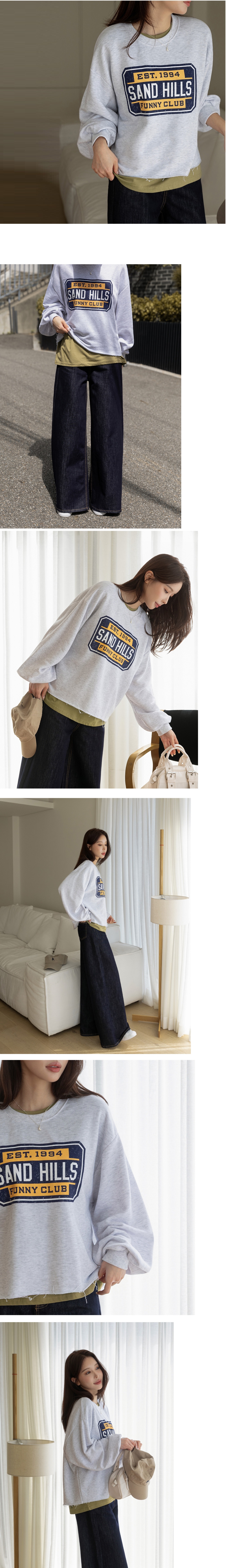 Forever Kids 正韓 休閒時尚半短版蓬袖剪裁字母印花T 寬鬆版【B622502】韓國代購