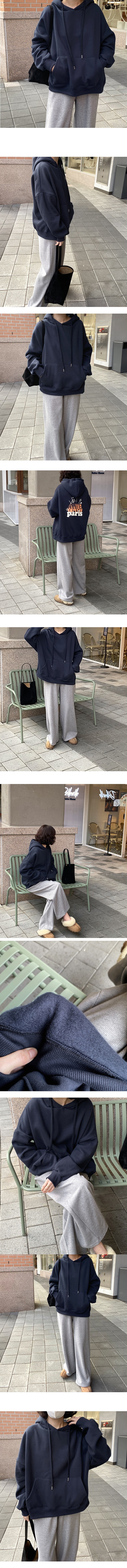 正韓 連帽內刷毛 口袋寬鬆帽t上衣【AS2307】韓國代購