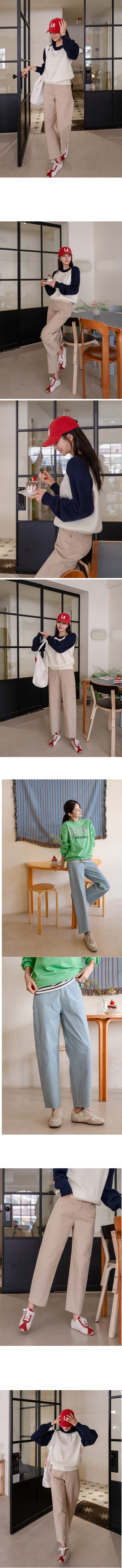 正韓 韓國熱銷!內鬆緊腰 水洗4色彈性曲線哈倫褲【D74352】韓國代購